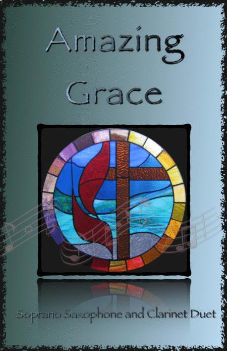 Free Sheet Music Amazing Grace Gospel Style For Soprano Saxophone And Clarinet Duet