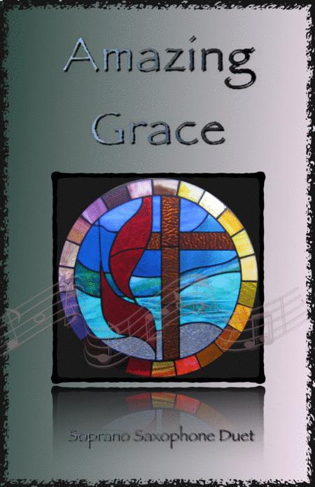 Amazing Grace Gospel Style For Soprano Saxophone Duet Sheet Music