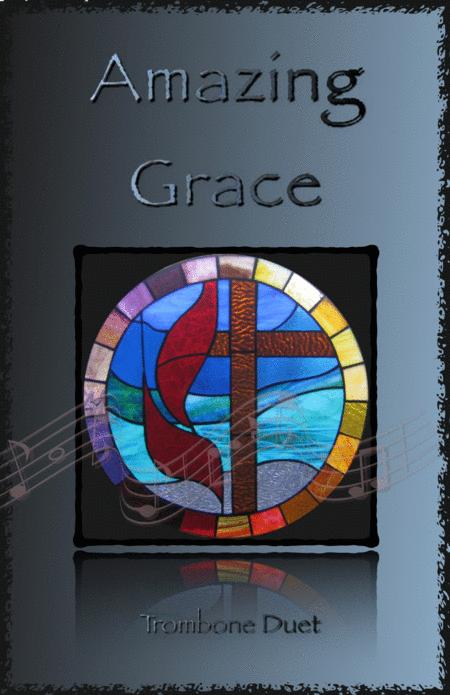 Free Sheet Music Amazing Grace Gospel Style For Trombone Duet