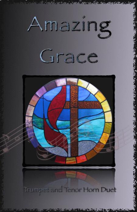 Amazing Grace Gospel Style For Trumpet And Tenor Horn Duet Sheet Music