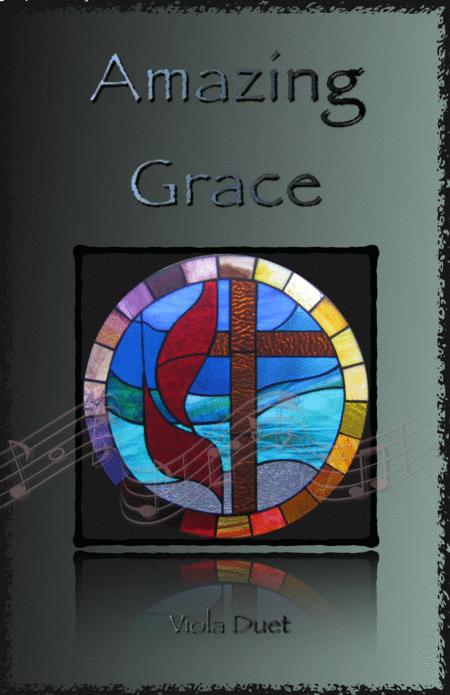 Amazing Grace Gospel Style For Viola Duet Sheet Music