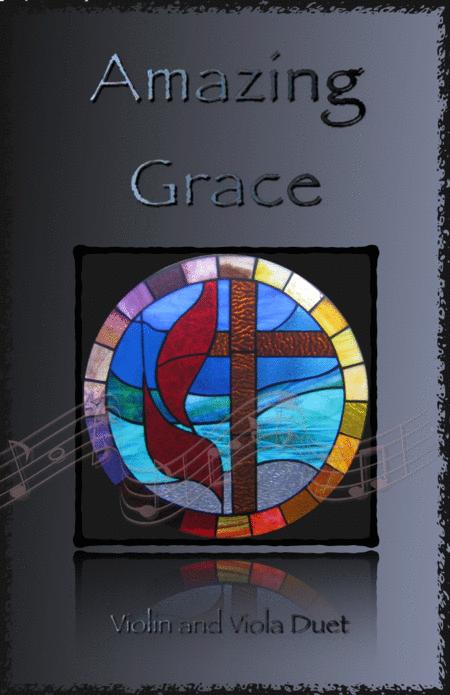 Amazing Grace Gospel Style For Violin And Viola Duet Sheet Music