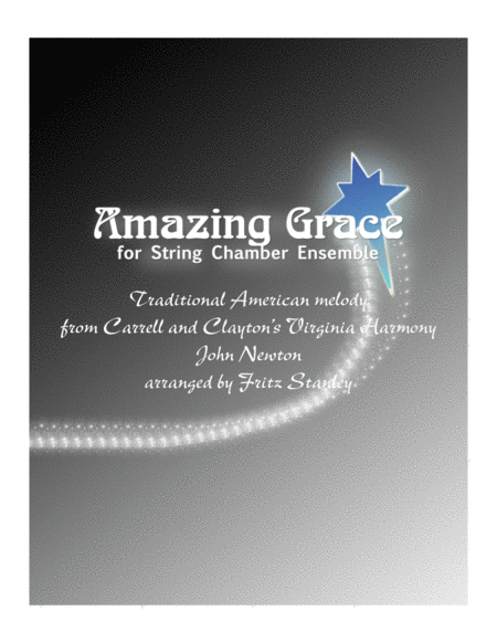 Amazing Grace String Chamber Ensemble Sheet Music