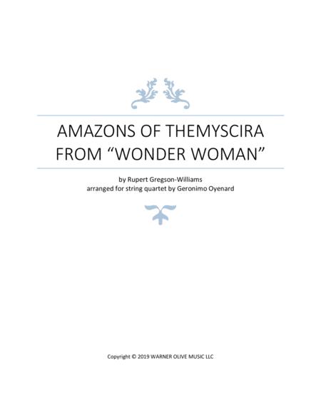 Free Sheet Music Amazons Of Themyscira From Wonder Woman 2017