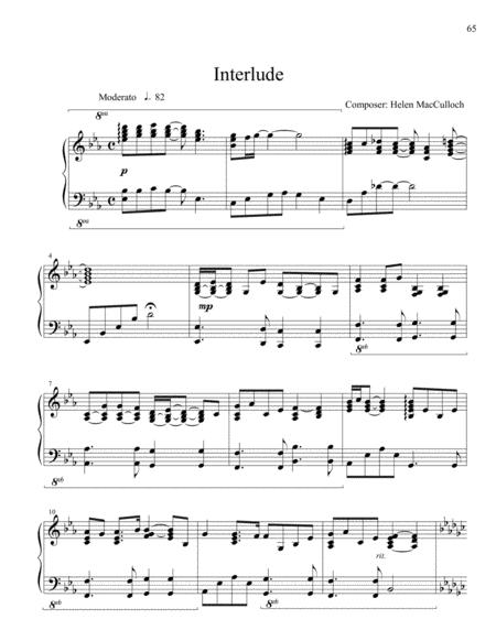 Amber Avenues Interlude Sheet Music