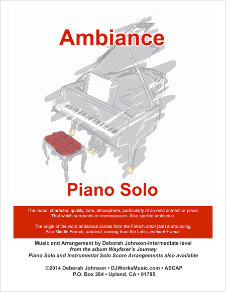 Ambiance Piano Solo Sheet Music