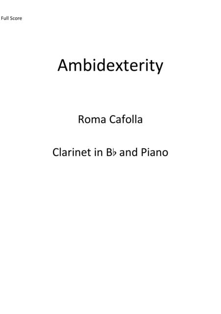 Ambidexterity Sheet Music