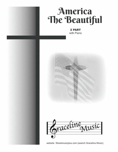 Free Sheet Music America The Beautiful 2 Part