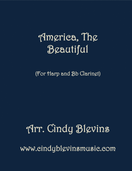 America The Beautiful Arranged For Harp And Bb Clarinet Sheet Music