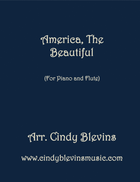 America The Beautiful Arranged For Piano And Flute Sheet Music