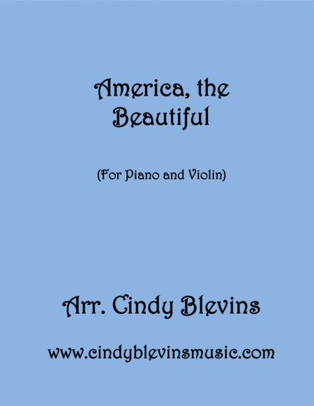 America The Beautiful Arranged For Piano And Violin Sheet Music