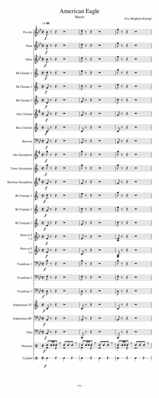 American Eagle March Sheet Music