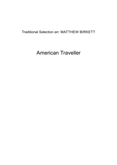 Free Sheet Music American Traveller