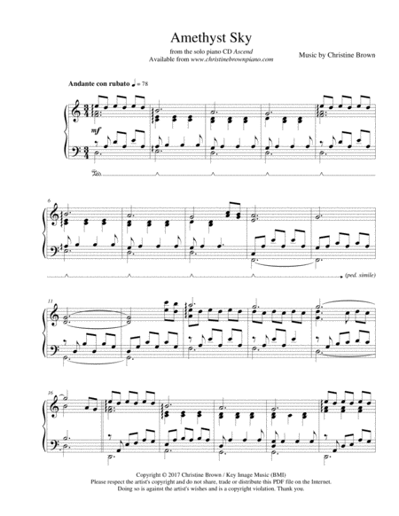 Amethyst Sky Sheet Music