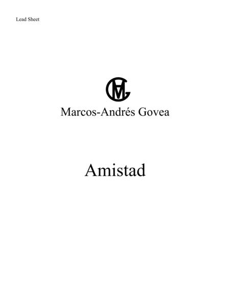 Free Sheet Music Amistad