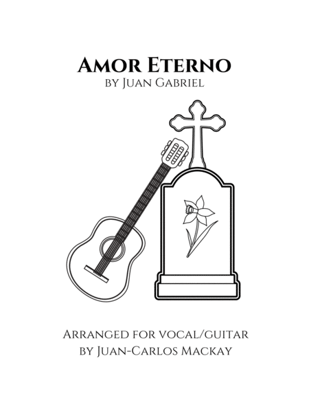 Amor Eterno Guitar Voice Sheet Music