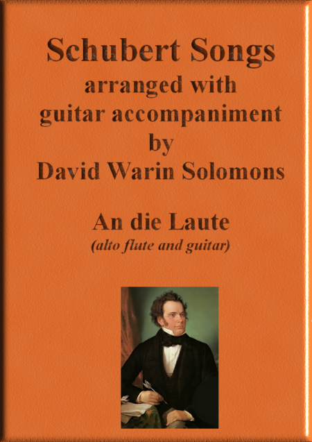 An Die Laute For Alto Flute And Guitar Sheet Music