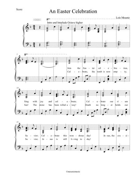 An Easter Celebration Sheet Music