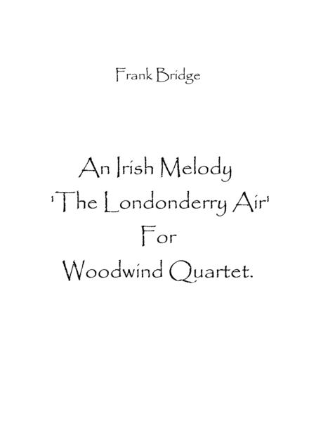 Free Sheet Music An Irish Melody The Londonderry Air