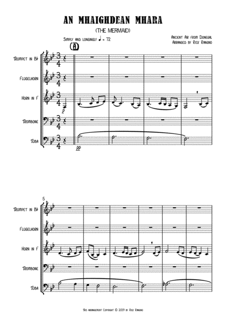 An Mhaighdean Mhara The Mermaid Sheet Music