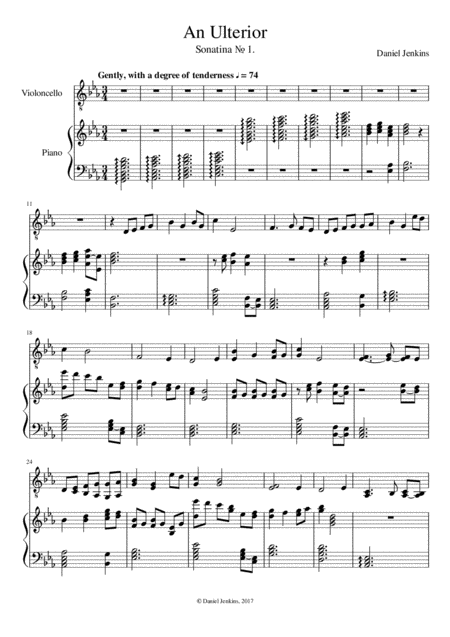 An Ulterior Sheet Music