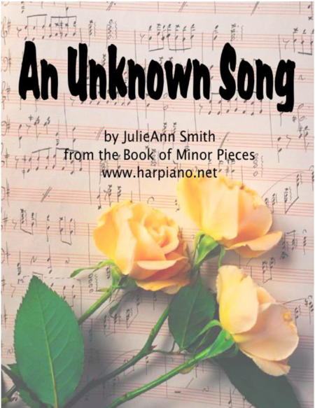 An Unknown Song Sheet Music