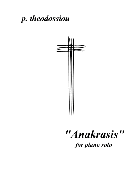 Anakrasis Sheet Music