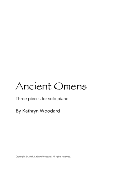 Ancient Omens Sheet Music