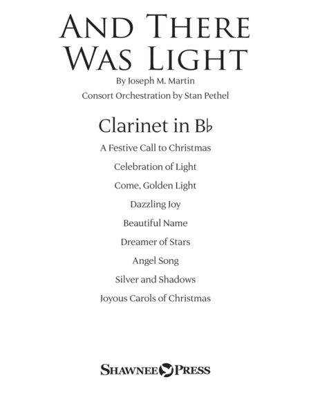 And There Was Light Bb Clarinet Sheet Music