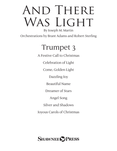 And There Was Light Bb Trumpet 3 Sheet Music