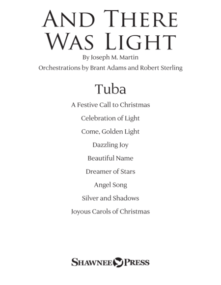 And There Was Light Tuba Sheet Music