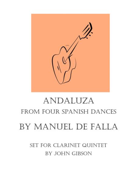 Free Sheet Music Andaluza Set For Clarinet Quintet Or Small Clarinet Choir