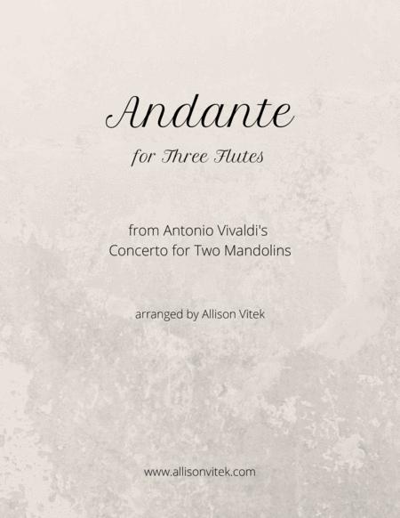 Andante For Three Flutes Sheet Music