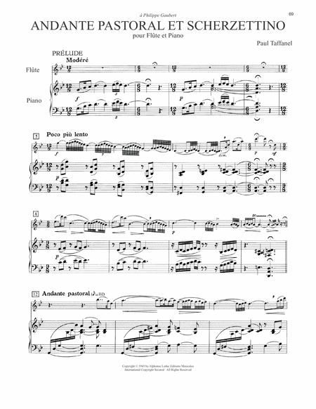 Free Sheet Music Andante Pastoral Et Scherzettino