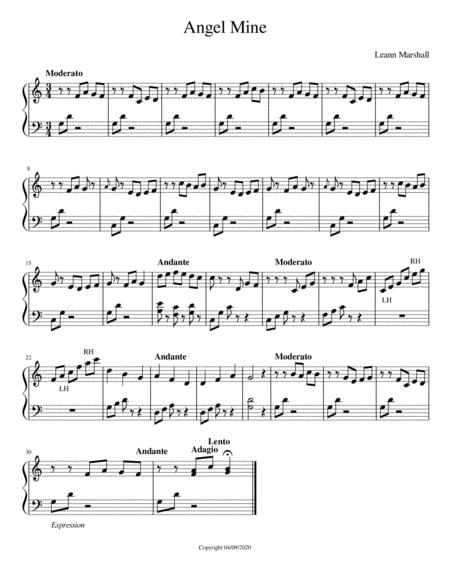 Angel Mine Sheet Music