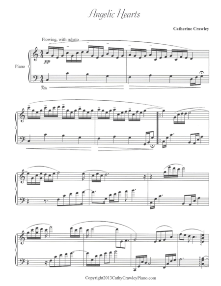 Free Sheet Music Angelic Hearts