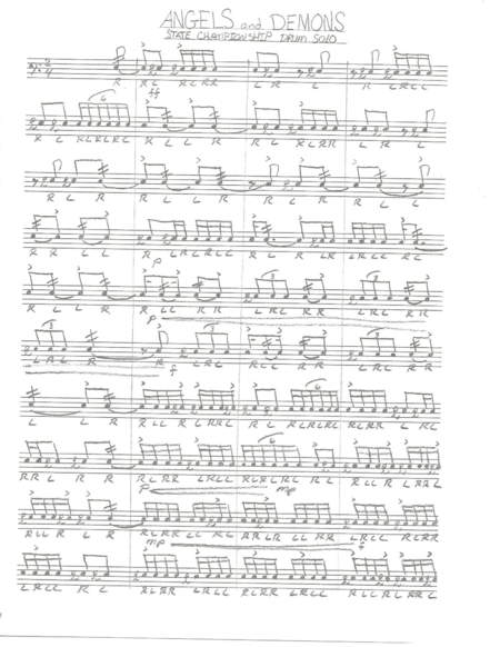 Angels And Demons Sheet Music