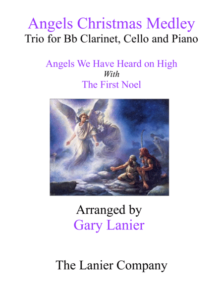 Free Sheet Music Angels Christmas Medley Piano Trio For Bb Clarinet Cello And Piano