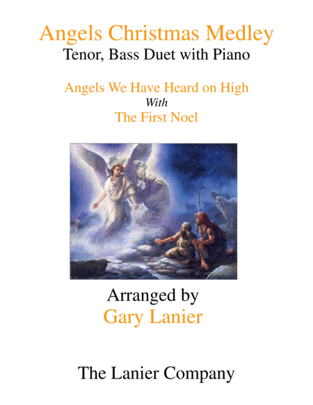 Free Sheet Music Angels Christmas Medley Tenor Bass Duet With Piano