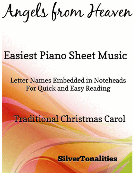 Free Sheet Music Angels From Heaven Easy Piano Sheet Music