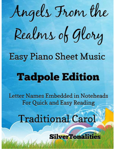 Angels From The Realms Of Glory Easy Piano Sheet Music Tadpole Edition Sheet Music