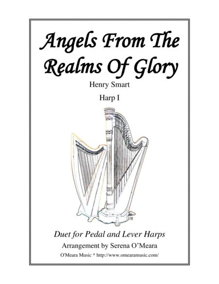 Angels From The Realms Of Glory Harp I Sheet Music