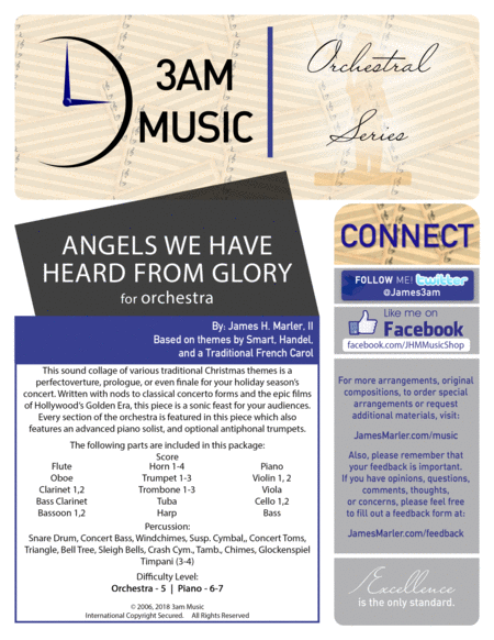 Angels We Have Heard From Glory Sheet Music