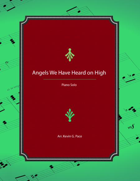 Angels We Have Heard On High Advanced Piano Solo Sheet Music