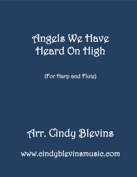 Angels We Have Heard On High Arranged For Harp And Flute Sheet Music