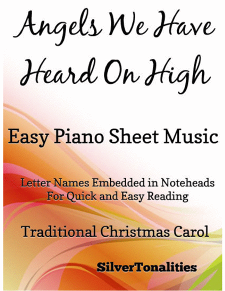 Angels We Have Heard On High Easy Piano Sheet Music Sheet Music