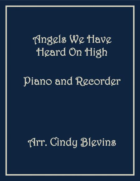 Angels We Have Heard On High Piano And Recorder Sheet Music