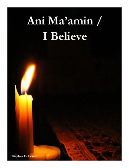 Free Sheet Music Ani Ma Amin I Believe