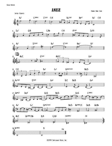 Anise Sheet Music