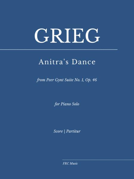 Free Sheet Music Anitras Dance For Piano Solo